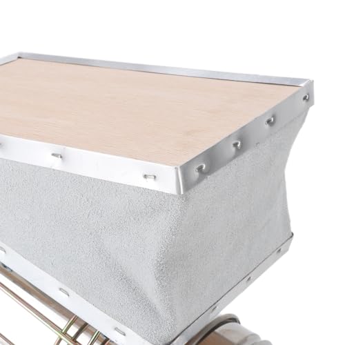 Stainless Steel Bee Smoker for Beekeeping with Heat, Lightweight Beekeeper Tool, Solid Wood, Stable Smoke, Easy to Carry, Calm Bees, Avoid Attacks, Excellent Airflow (Gold) - color: Gold