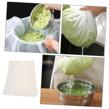 ABOOFAN Reusable Tofu Straining Cloth Fine Mesh Kitchen Cheesecloth for Draining Soy Milk Food-Grade Nylon Multi-Use Filter for Yogurt and Sauces