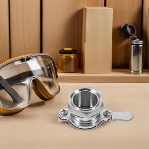 Luxshiny Stainless Steel Honey Gate Valve Spout for Bucket Extractor Beekeeping Supplies Honey Bottling Tool Accessory for Hive Harvesting Equipment