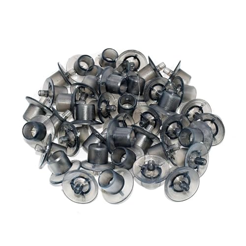 300PCS King Table Protection Cup Queen Bee Breeding Base Mount Pin Cell Cups Queen Rearing Cell Cups Beekeeping Tools(Black) - color: Black