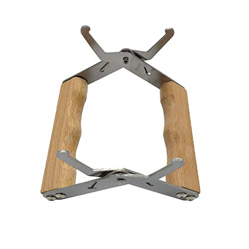 Stainless Steel Frame Gripper -, 2PCS, Beehive Frame Gripper, Frame Clamper, Beehive Frame Holder with Wooden Handle,Beekeeping Tools