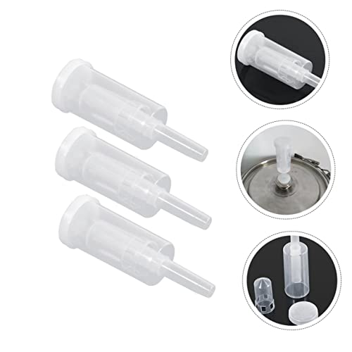 3sets One-Way Silicone Plug Valves for Home Brewing Automatic Exhaust Check Valve for Fermenting Beer and Wine Easy to Clean Home Brew Accessory