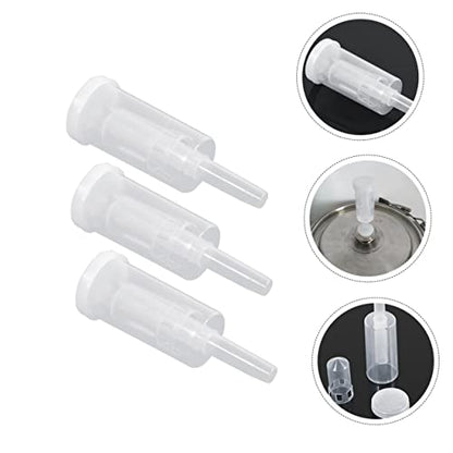 3sets One-Way Silicone Plug Valves for Home Brewing Automatic Exhaust Check Valve for Fermenting Beer and Wine Easy to Clean Home Brew Accessory