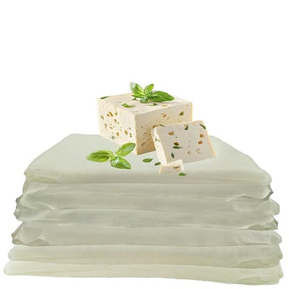 6 Pack Muslin Cloth for Straining Grade 100, 20x20 Inch – 100% Unbleached Cotton Cheese Cloths for Straining Liquid, Cheesecloth for Cooking for Food Preparation, Nut Milk, Broth, and More,