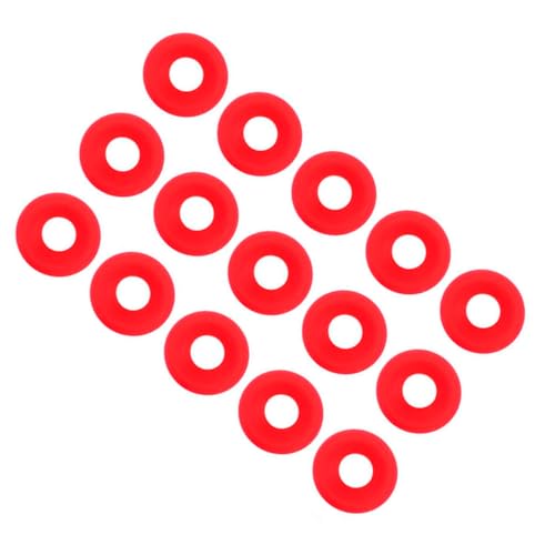 Food Grade Silicone,Silicone O Rings,Silicone Gasket, 25Pcs Soft Red Gaskets Beer Bottle Seals, Home Brewing for Swing Flip Top Bottle Beer Bottle Winery