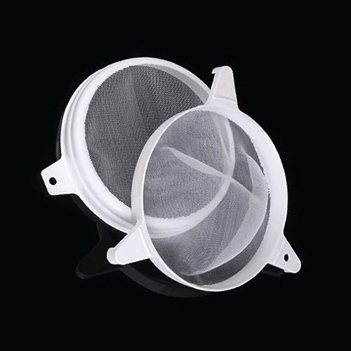 Yardwe Stainer Steel Strainer Filter 1pc Keeping Equipments Filter Keeping Tool Honey Screen Filter Honey Strainer Double Sieve Plastic Honey Strainer Honey Filter Beekeeping Tools