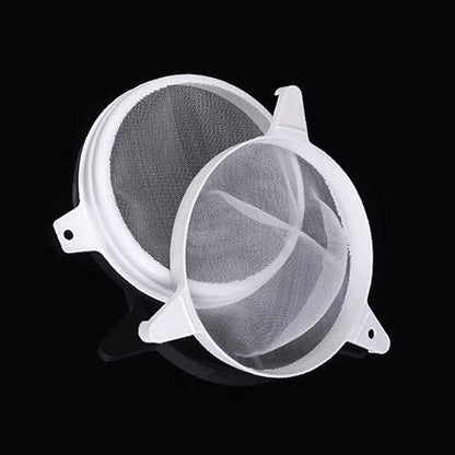 Yardwe Stainer Steel Strainer Filter 1pc Keeping Equipments Filter Keeping Tool Honey Screen Filter Honey Strainer Double Sieve Plastic Honey Strainer Honey Filter Beekeeping Tools