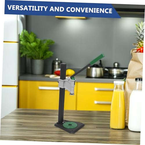 Housoutil Manual Bench Bottle Capper, Heavy Duty Metal Lever Beer and Soda Bottle Capping Tool with Adjustable Height 7.8"-18.3", Home Brew Table Crown Capper for Bottling