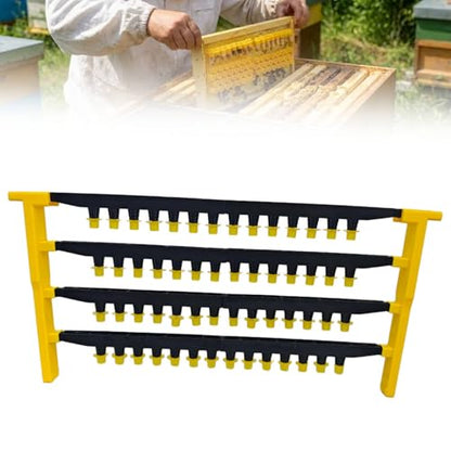 JZBZ Queen Bee Rearing System Queen Bee Rearing Kit Includes 2 Side Bar 4 Divisible Cell Cup Holder and 60 Queen Cell Cup