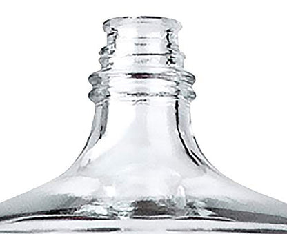 Home Brew Ohio 6.5 Gallon Glass Carboy with Drilled Bung, Twin Bubble Airlock and Dual Scale Thermometer