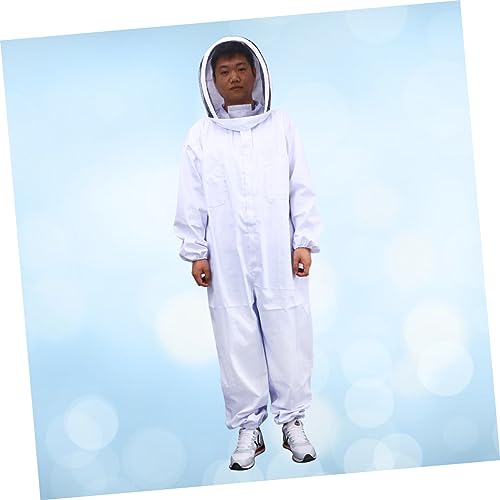 Professional Full Body Beekeeping Suit Veil Hood XXL Beekeeping Supplies