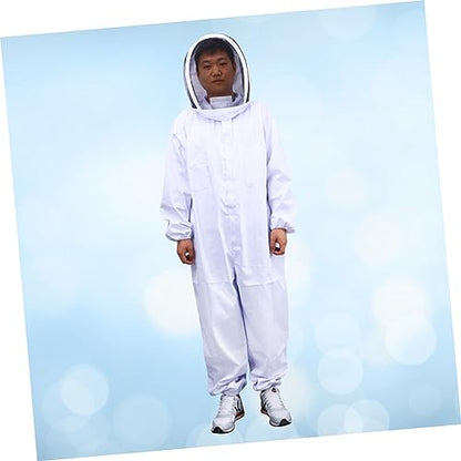 Professional Full Body Beekeeping Suit Veil Hood XXL Beekeeping Supplies