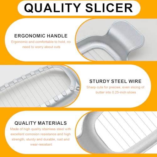 Butter Slicer Cutter Stainless Steel Multipurpose Cheese Slicer for Block Cheeses and Butter Gadgets Accessories