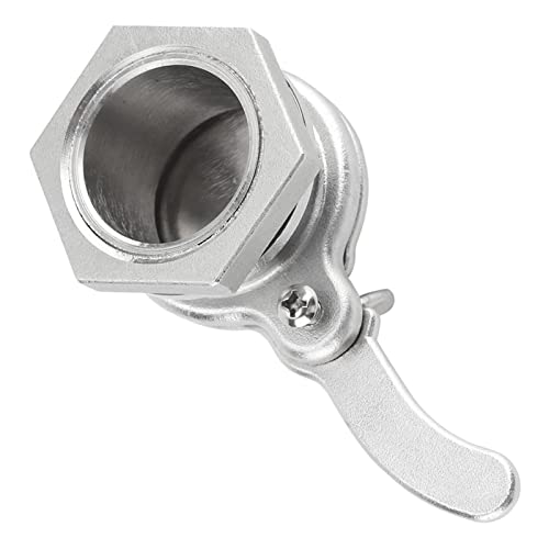 HEEPDD Stainless Steel Honey Extractor Gate Valve, Durable Metal Honey Tap for Harvesting and Bottling Stainless Steel Extractor Gate Valve, Nan Gardening