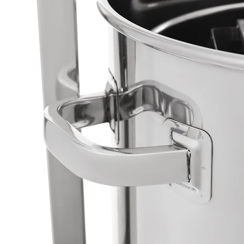 22L/5.8Gal Fruit Wine Press, Stainless Steel Hydraulic Jack Press Extractor Manual Press Machine with Hydraulic Jack and Press Frame Cheese Press Grape Cider Wine Making Equipment for Home Restaurants - size: 22L