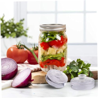 Fermenting Weights with Handle 230g Fermentation Weights Glass for Fermenting Sauerkraut Pickles Kimchi Transparent 2.8in for Wide Mouth Jars