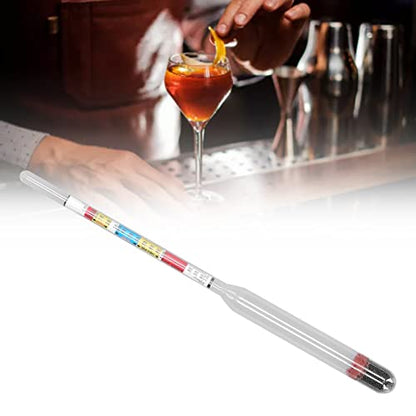 10Pcs Wine Making Meter, Home Brewing Beer Hydrometer Test Jar 3 Scales Household Supplies for Home Brewing Kit for Brew Beer, Wine, Mead