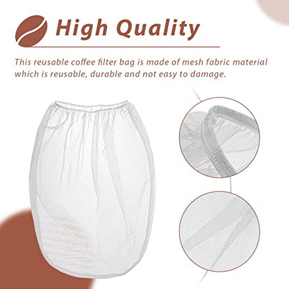 Cold Brew Coffee Filter Bag Compatible With Toddy Cold Brew System Strainer Bag for 5 Gallon Commercial Brewers, Washable & Reusable - 2 Pack