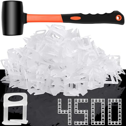 DGSL Tile Leveling System, Tile Spacers Clips Tile Tools, Tile Installation Tools for Professional Ceramic Tile and Stone Installation (1/32 x 4500) - size: 1/32 x 4500