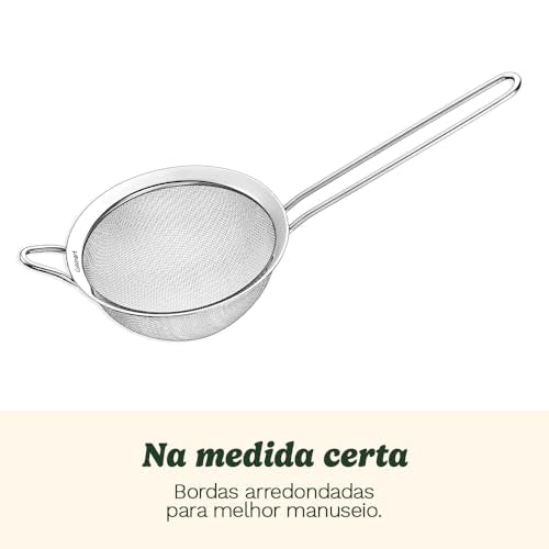 Cuisinart, Mesh Strainers, Stainless Steel Mesh Strainers for Kitchen, Fine Mesh Kitchen Strainer Set for Sifting, Straining and Cooking, Ctg-00-3Ms, 3 Count