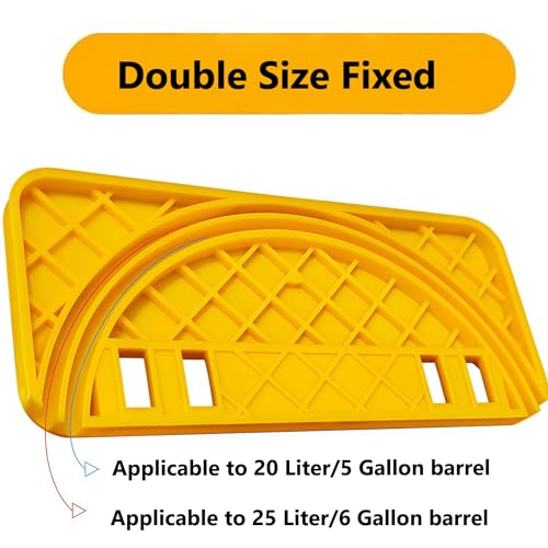 Uncapping Holder, Plastic Honey Bucket Scraper Tool for 5 and 6 Gallon Bucket Honey Uncapping Tank, Beekeeping Beehive Frame Holder, Beekeeper Flat Honey Shelf, Honey Harvesting