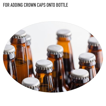 Beer Bottle Capper Machine for Home Brew - Ideal Metal Bottle Capper Perfect for Capping and Sealing Home Brewing Bottles