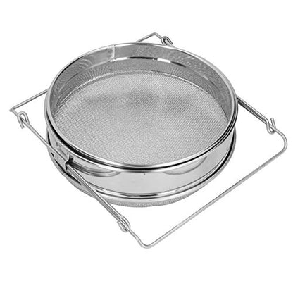 Honey Stainless Steel Beekeeping Double Honey Sieve Strainer Apiary Equipment Durable Has Service FilterHoney StrainerStainless Steel FilterDouble Sieve
