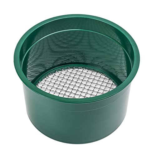 ASR Outdoor 6 Inch Mini Gold Prospecting Sifting Pan 4 Holes Per Square Inch - size: 4 Holes per Square Inch