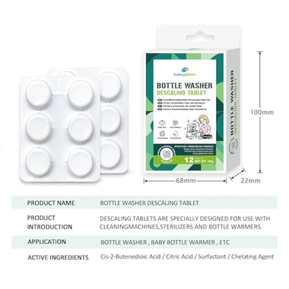 Baby Bottle Washer Descaling Tablet Remove Limescale 12 Count | Descaling tablet, Limescale removal, Mineral buildup, Baby bottle washer