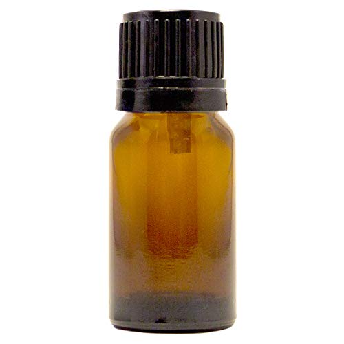 10 ml (1/3 fl oz) Amber Glass Bottle with Euro Dropper (12 Pack) - color: Amber, size: 0.33 Fl Oz (10 ml)