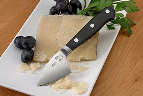 Mercer Culinary Renaissance Parmesan Cheese Knife, 2.75-Inch - color: Black Handle, size: 2.75-Inch Parmesan Cheese Knife