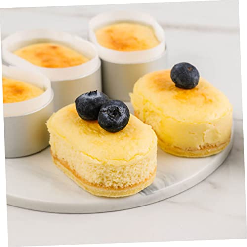 PRETYZOOM 110pcs Cheese Forms Molds Stainless Steel Mold Creative Baking Tool for Diy Cheesecake Candy Cake and Fondant