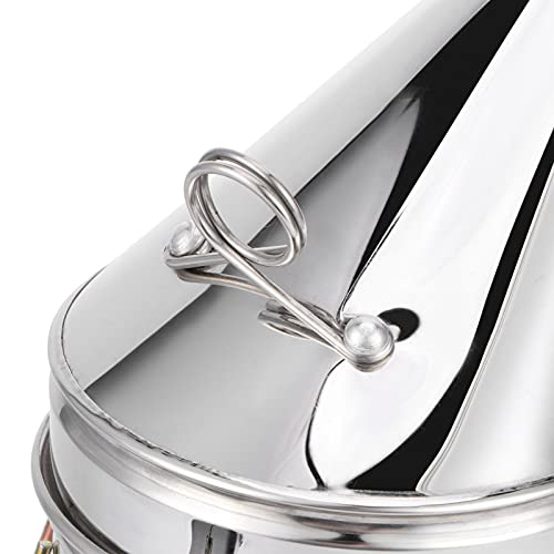 Stainless Steel Electric Beehive Smoker with Handle, 5V Power Supply, Professional Beekeeping Equipment