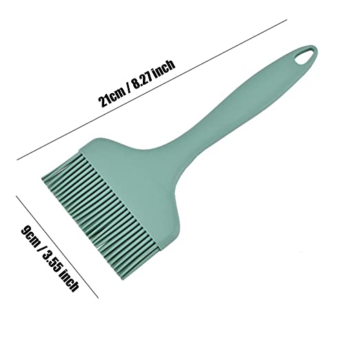 Basting Brush Silicone Pastry Baking Brushes Large Grill BBQ Sauce Marinade Meat Glazing Oil Brush Heat Resistant, Kitchen Cooking Baste Pastries Cakes Desserts, Dishwasher Safe 2Pack (2)
