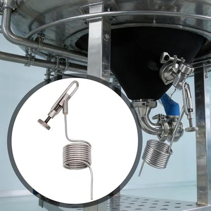 Beer Sampling Valve Coil, Practical, Easy-to-Install, Lightweight Dehumidification and Fermentation Vessel Accessory for Home, Style B