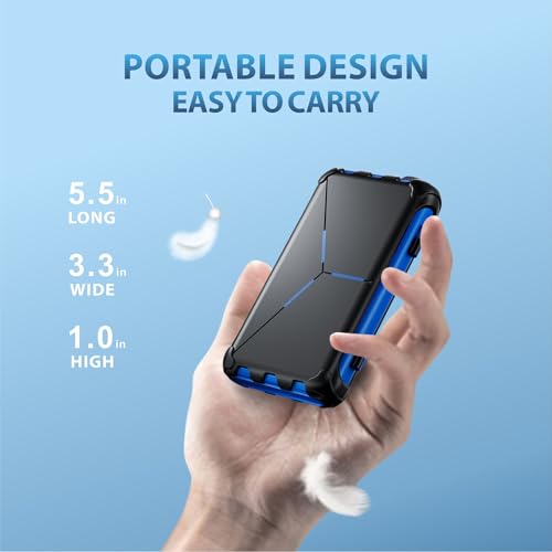 Precision Pocket Scale, 200gx0.01g Jewelry gram Scale, Digital Food Scale with LCD Display, one-Click Conversion 6 Units, Mini Scale for Kitchen/Powder/Coffee/Coins(Battery Included) - color: Blue