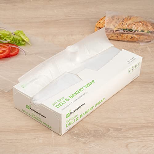 Restaurantware Plastic Food Wraps 1000 Pack of 10.75" x 12" Pre-Cut Clear Sandwich Wraps Disposable Pop-Up Microwavable Freezable Greaseproof Food Covers for Burgers, Snacks, And Take Out - size: 12" x 10.8"