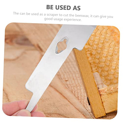 YARNOW 2pcs Stainless Steel Beekeeper Hive Scraper Tool Curving Scrapers for Efficient Beekeeping Lightweight and Portable Beekeeping Accessories