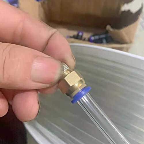 Othmro 10pcs Brass Hex Socket Pipe Fitting, Female Thread Hose Adapter Connector Fit for 0.37" Tubes Pipe Plug Fitting Assortment Set for Garden Pipe Pneumatic Solenoid Valve Gold - size: 10pcs 9.5mm/0.37"