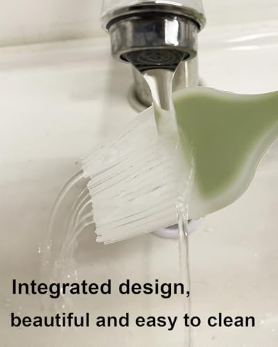 Pastry Brush Silicone Basting Brush for Cooking,2PCS 10+8 in Heat Resistant Food Brushes for Baking, Grilling, Cooking and Spreading Oil, Butter, BBQ Sauce, or Marinade (Green) - color: Green