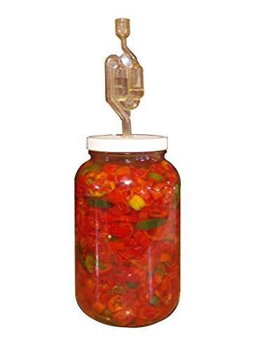 The Picklemeister Glass Fermentation Jar (Picklemeister 1 Gallon) - size: Picklemeister 1 Gallon