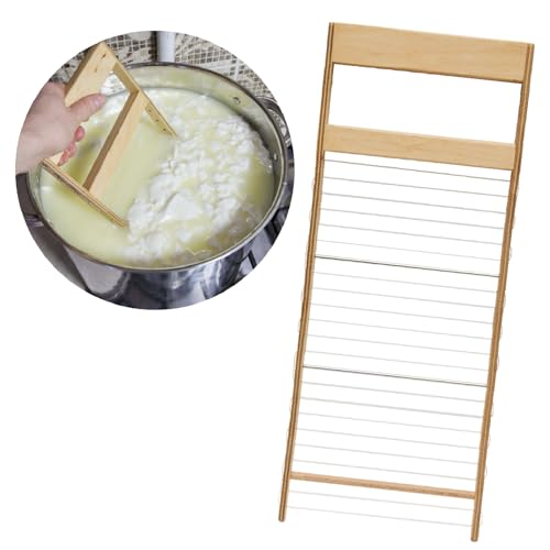 Horizontal Cheese Curd Cutter for Cheese Making Cheese harp Cheese Curd Cutter Artisan Cheese Making Knife (1/2”) - size: 1/2”