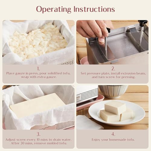 Professional Press Stainless Steel 304 Heavy Duty Maker and Paneer Reinforced Cheese for Cheese Making & Veggie Dehydrator