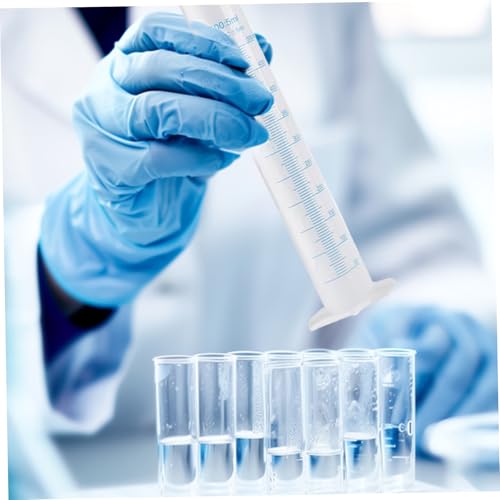 Hydrometer Test Tube, Plastic Graduated Cylinder, 500ml Hydrometer Test Tube with Clear Scale, Portable Measuring Cylinder for Home and School Science, 250 Ml Graduated