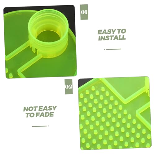 Mikikit 10 Pack Bee Waterer Beekeeping Feeders Honey Bee Frame Feeder Station Beehive Entrance Water Dispenser Safe for Beverage Bottles