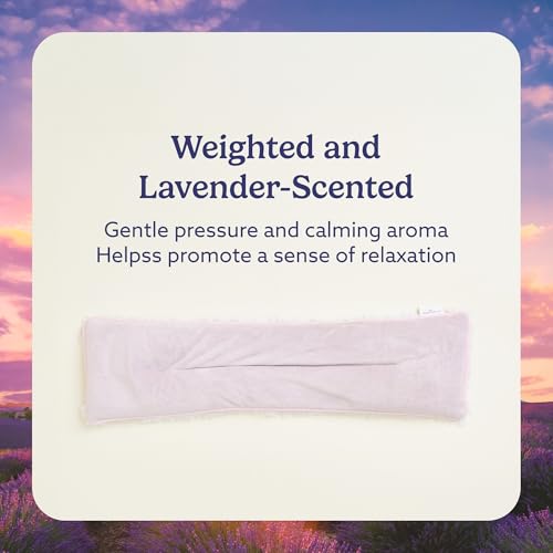 warmies Microwavable Neck & Shoulder Wrap - Heating & Cooling Plush Pad for Calming Relaxation - Weighted & Heated Neck Warmer with Scented Lavender - Microwave Heat Pad for Aches & Pain - Lavender - color: Marshmallow Purple