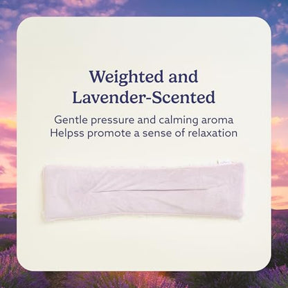 warmies Microwavable Neck & Shoulder Wrap - Heating & Cooling Plush Pad for Calming Relaxation - Weighted & Heated Neck Warmer with Scented Lavender - Microwave Heat Pad for Aches & Pain - Lavender - color: Marshmallow Purple