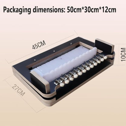 Wooden Soap Cutter, Handmade Soap Cutting Machine, Cuts 1-12 Bars, 2.5cm Thick Soap Cut, for Bread DIY Making, Cake, Candle Trimming Tool