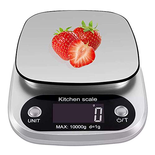 Digital Kitchen Scale for Cooking & Baking, Compact Food Scale with Digital Display, Unit Conversion, Tare Function, Lightweight Design for Home Cooks, Diet Trackers, Meal Prep