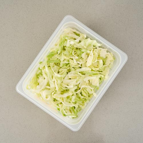Restaurantware Food Storage Container 1 Pack of 12.7 x 10.3 x 7.8 Inches Plastic Stackable Storage Box White Reusable Label Container Dishwasher Safe For Restaurants And Kitchens